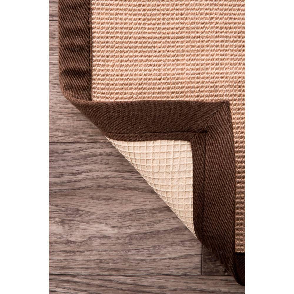nuLOOM Laurel Machine Woven Jute Area Rug, 6' x 9', Brown
