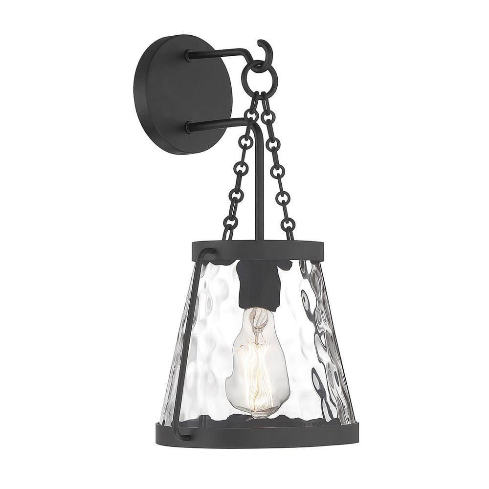 Savoy House Crawford 1 - Light Wall Light in  Matte Black