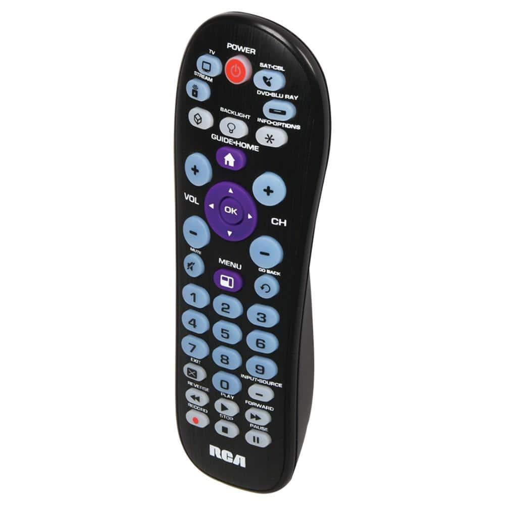 RCA 4-Device Universal Remote Streaming Player Compatible