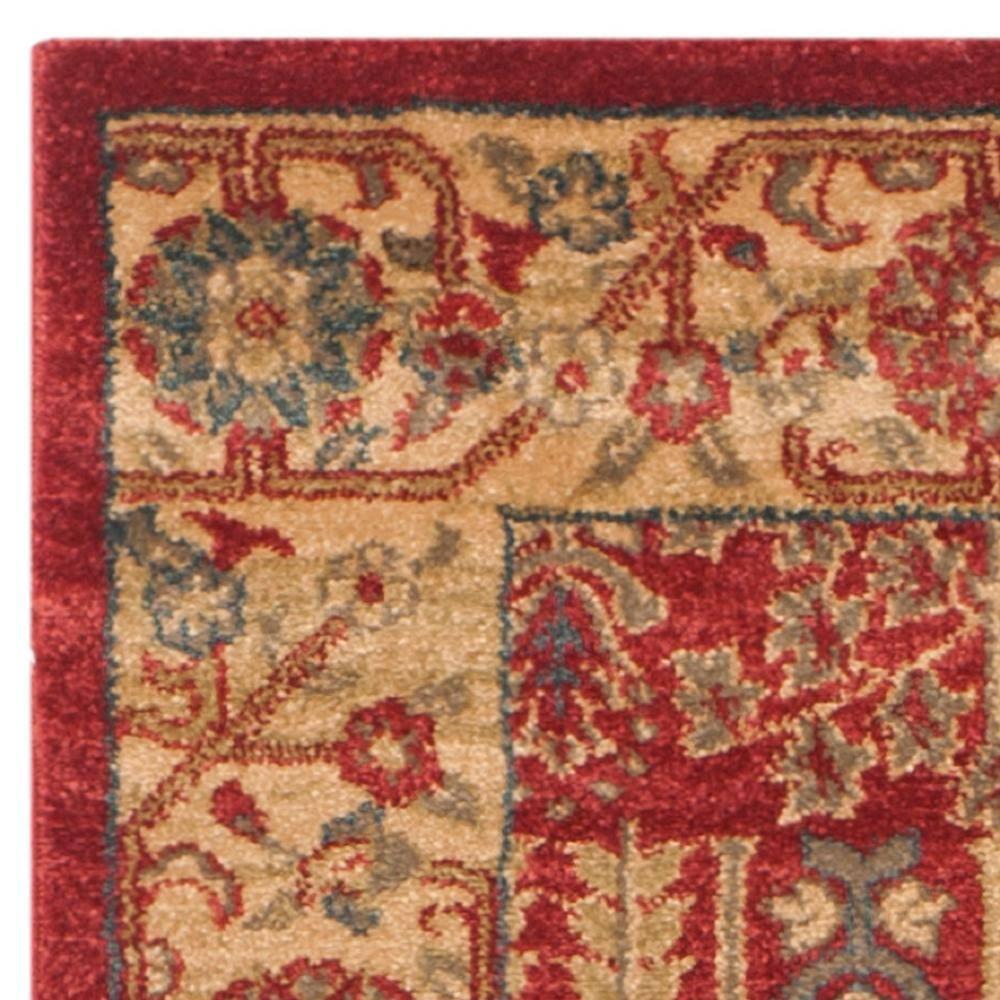 Mahal MAH697 Power Loomed Indoor Runner Rug - Red/Natural - 2'2"x10' - Safavieh.