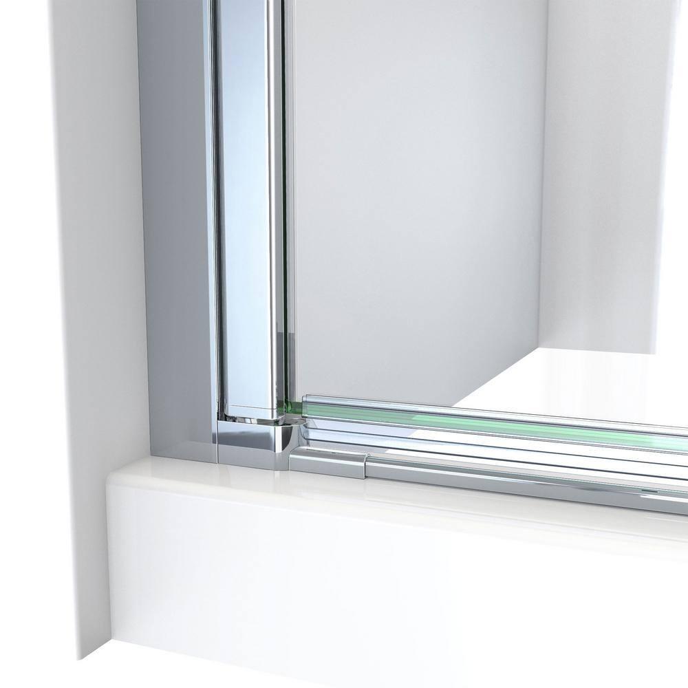 Aqua-Q Fold 36 W X 36 D X 76.75 H Frameless Square Shower Kit