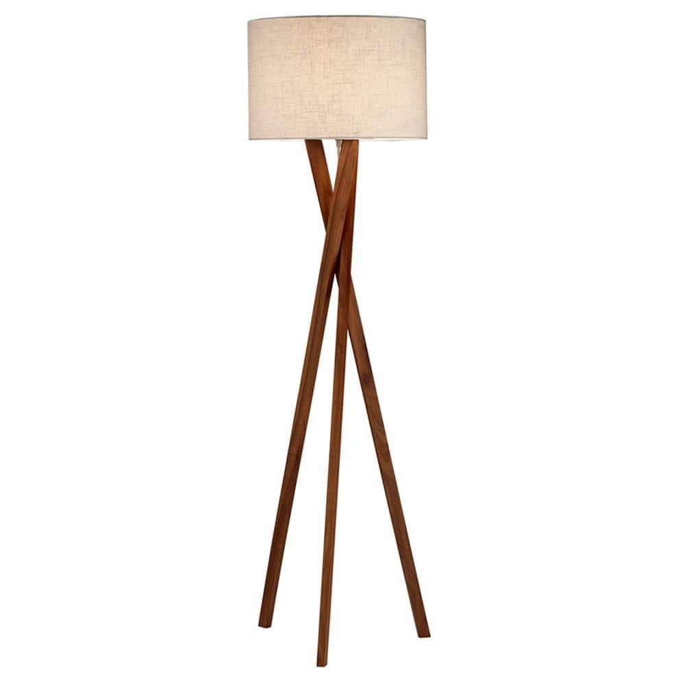 Harcourt 63'' Solid Wood Floor Lamp