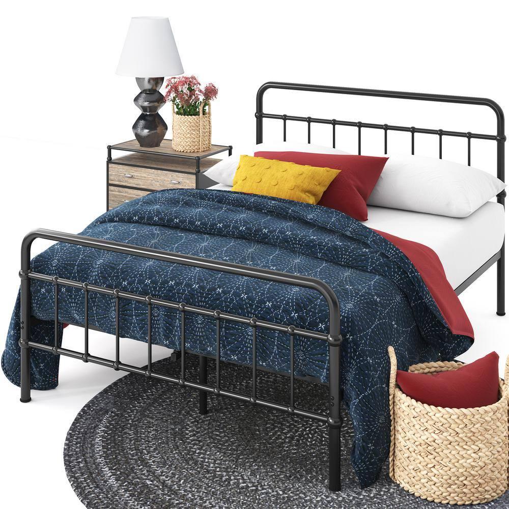 Zinus Florence 42" Modern Farmhouse Metal Platform Bed