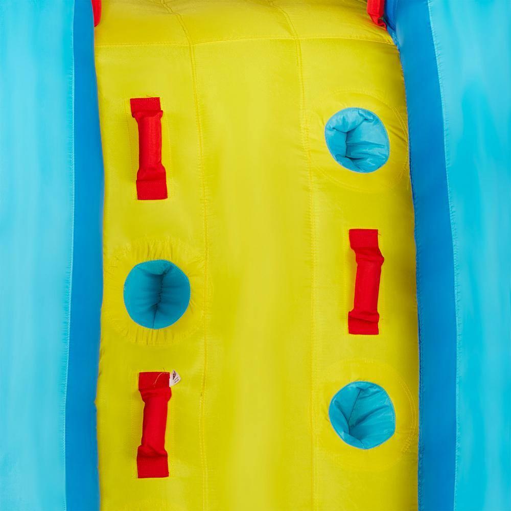 Banzai Big Blast Inflatable Water Park w/ Climbing Wall, Ball Game & Splash Pool | Wayfair