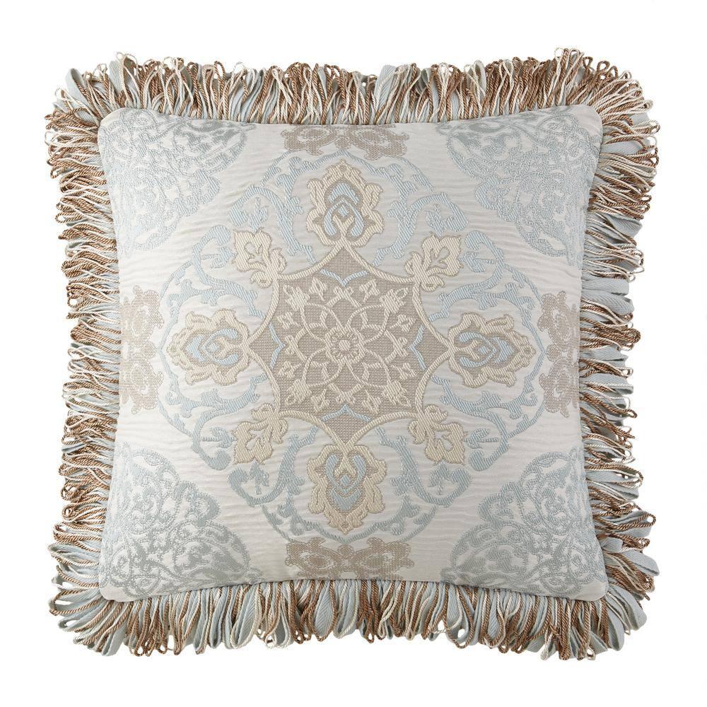 Waterford Bedding Jonet Fringe Reversible Throw Pillow (Set of 3)