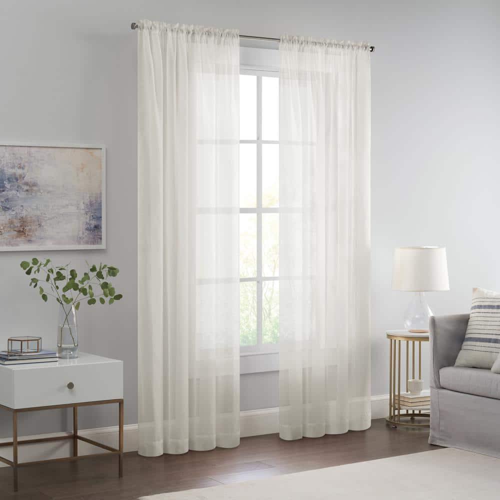 Eclipse Livia Sheer Voile Grommet Curtain Panel & Reviews | Wayfair