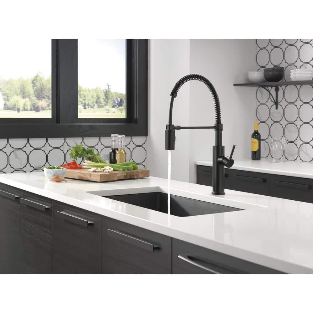 Antoni Pro Commercial Pull Down Sprayer Kitchen Sink Faucet
