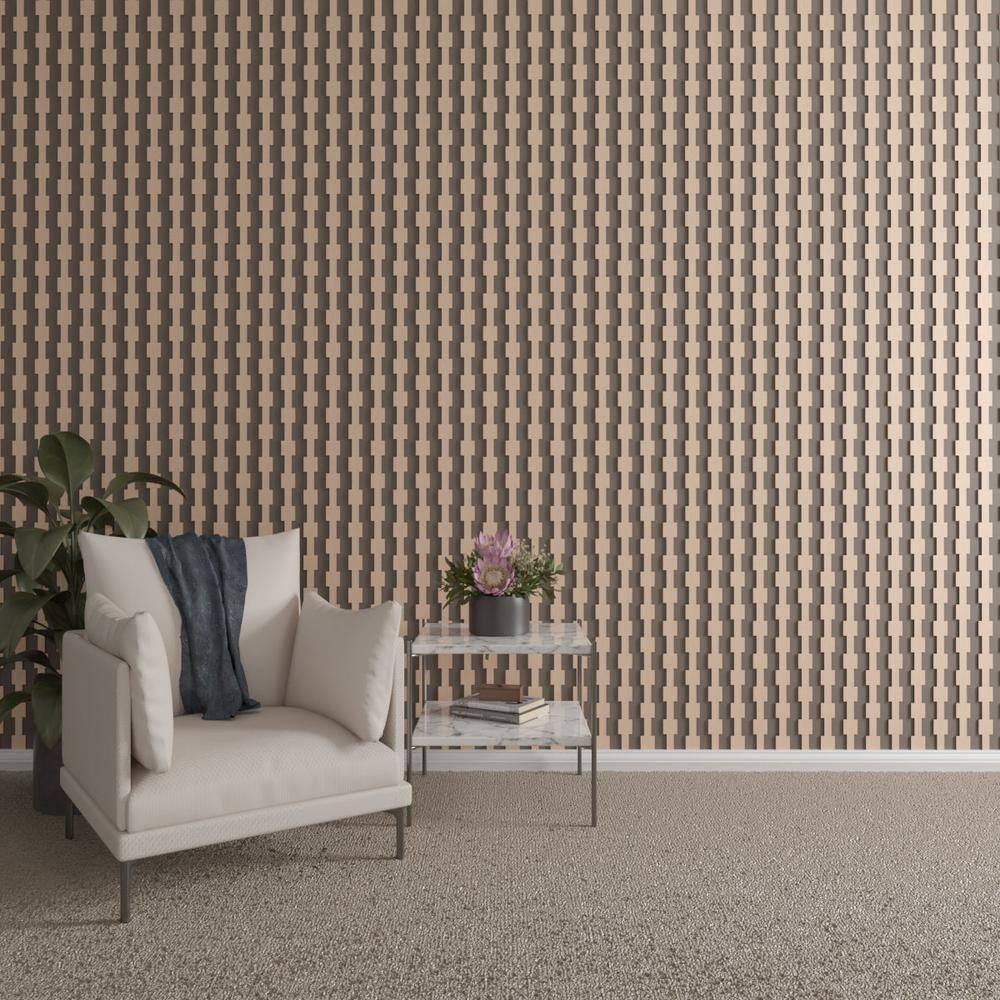 Ekena Millwork Midland Adjustable Wood Decorative Slat Wall Panel Kit