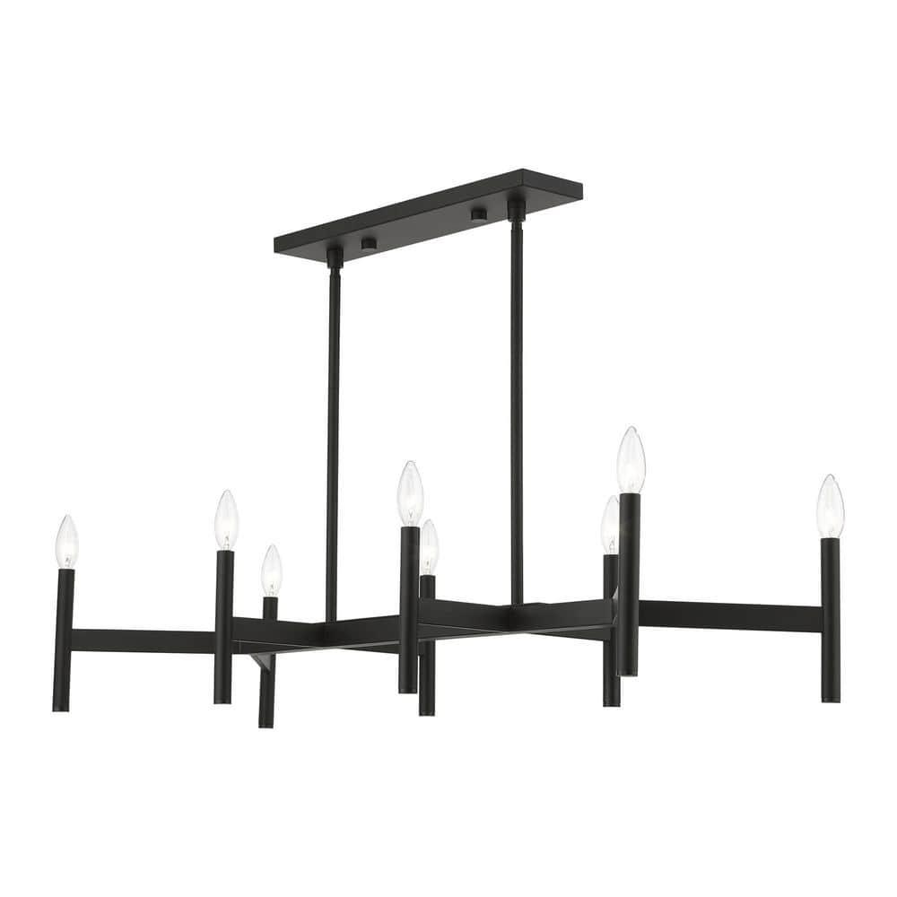 Livex Lighting Copenhagen 8 - Light Chandelier in  Black