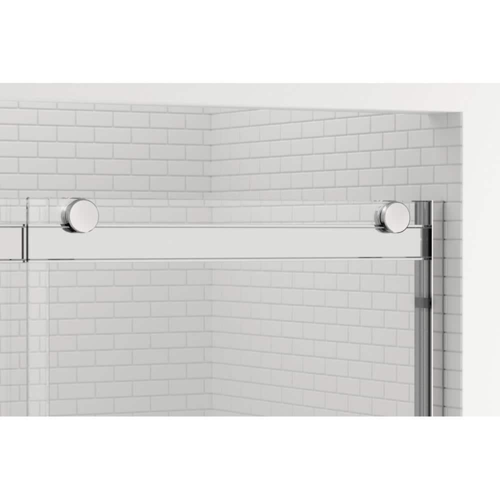 Rotolo 60" W x 57" H Semi-Frameless Tub Door