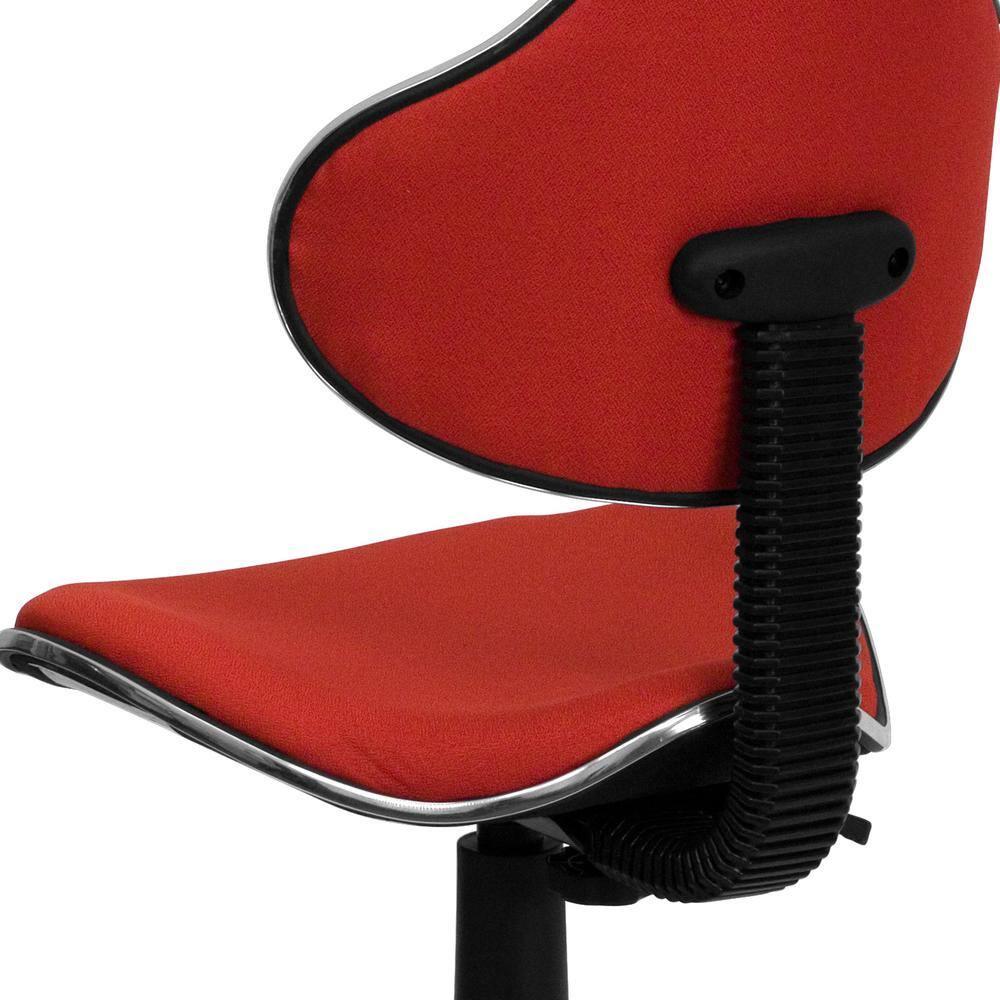 Flash Furniture Whitney Red Fabric Swivel Ergonomic Task Office Chair