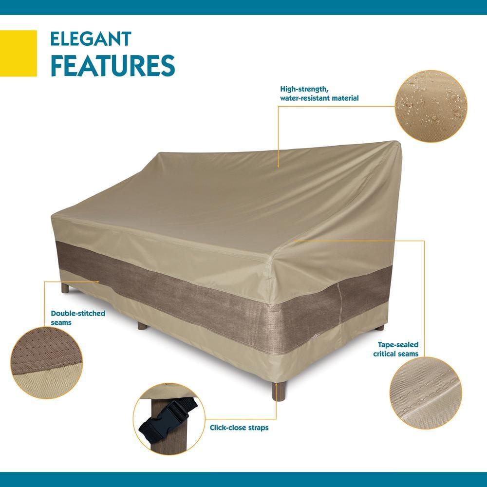 Duck Covers Elegant Waterproof 79 Inch Patio Sofa Cover