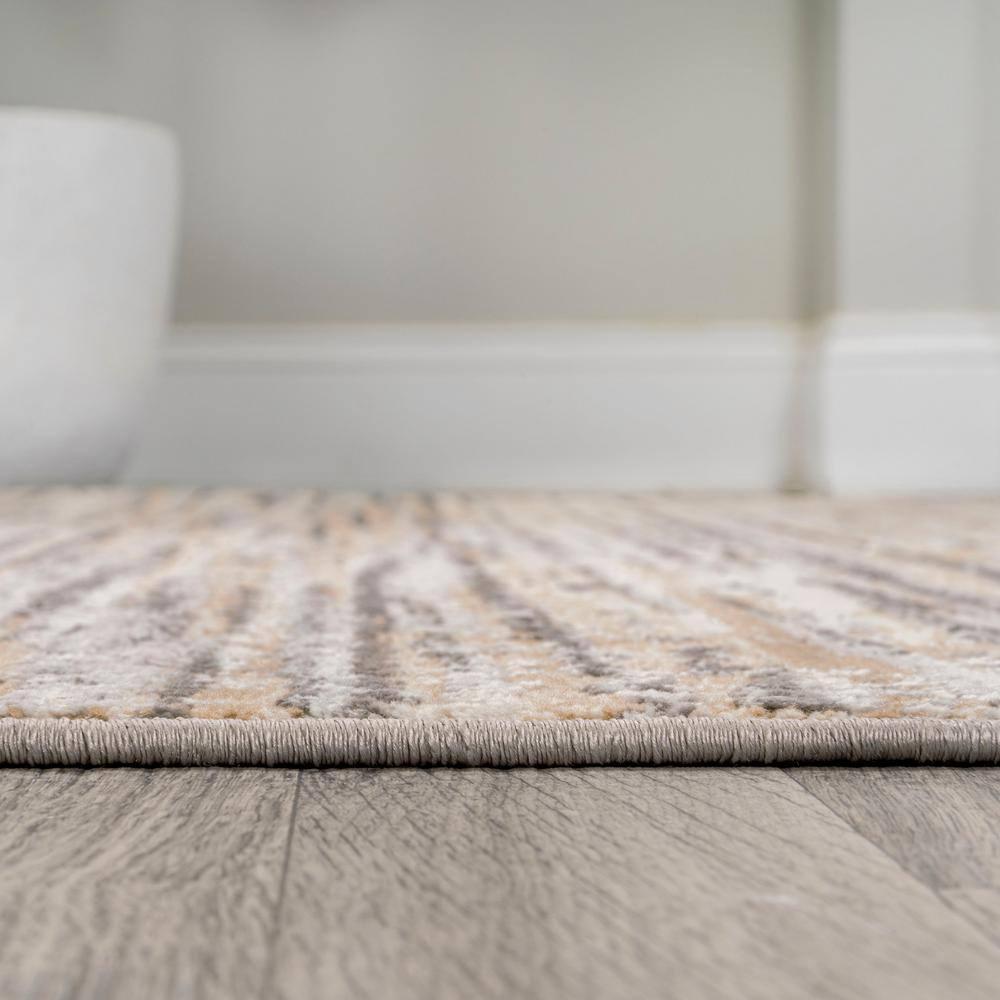 JONATHAN Y Loom Modern Strie'  Beige/Gray 3 ft. x 5 ft. Area Rug