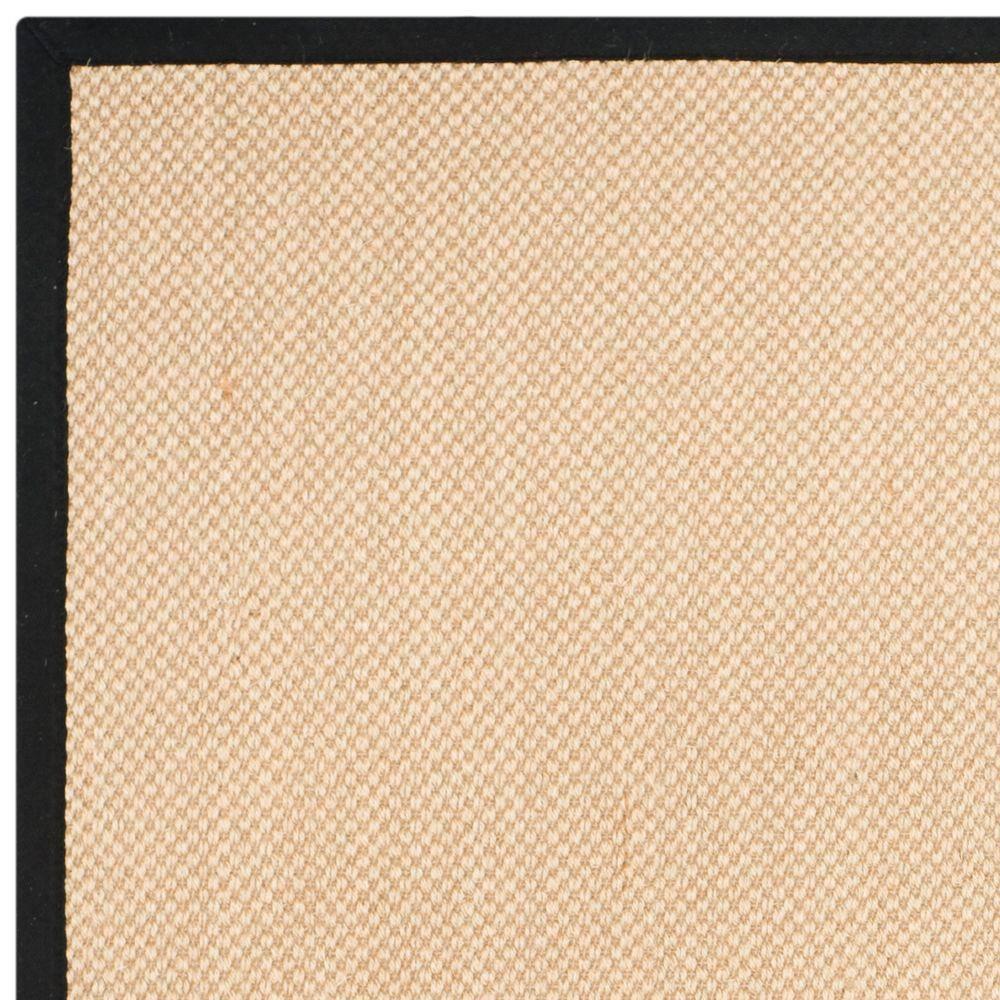 Natural Fiber NF141 Power Loomed Indoor Area Rug - Maize/Black - 5'x8' - Safavieh.