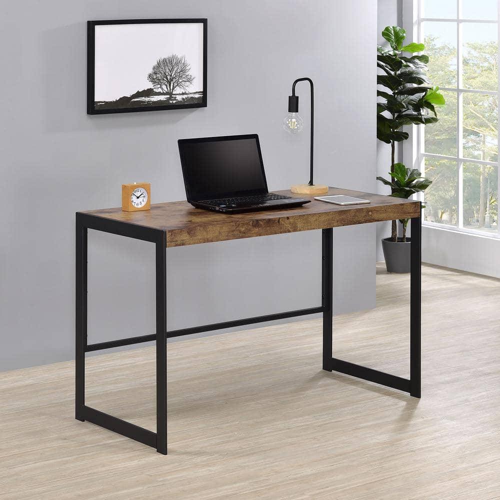 Estrella Writing Desk Antique Nutmeg - Coaster