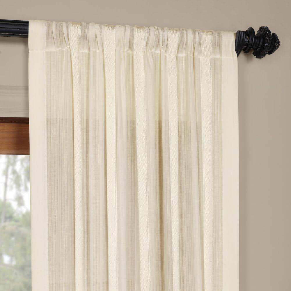 Rylene Synthetic Sheer Curtain Single Panel