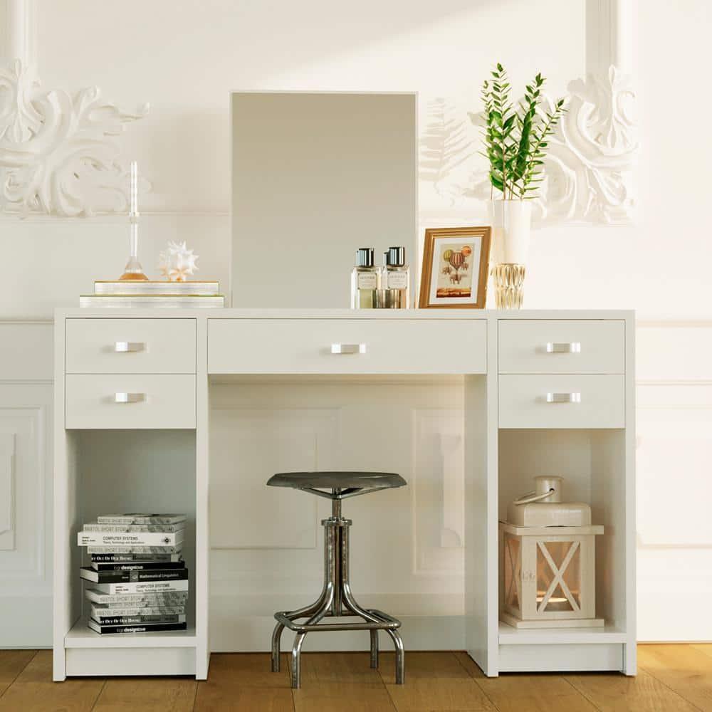 Boahaus LLC Boahaus Christina Large Modern Makeup Vanity Table