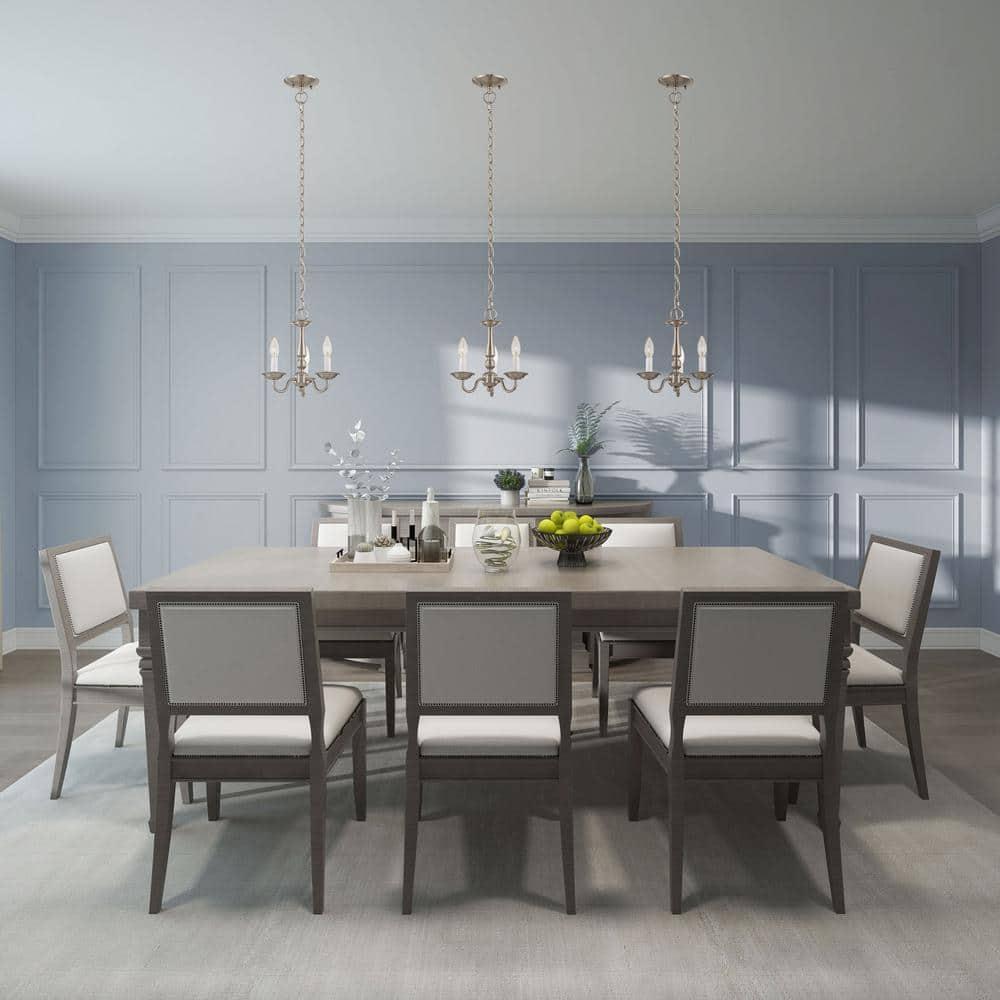 Livex Lighting Williamsburgh 3 - Light Chandelier in  Brushed Nickel