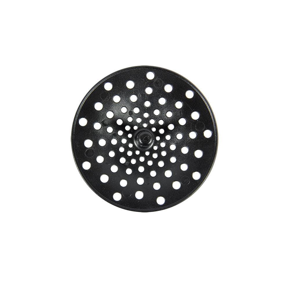 Daiosportswear Sink Strainer Kitchen Drain Household Black Stainless Steel Sink Filter Basket Sink Plug Vegetable Basin Water Blocking Accessories