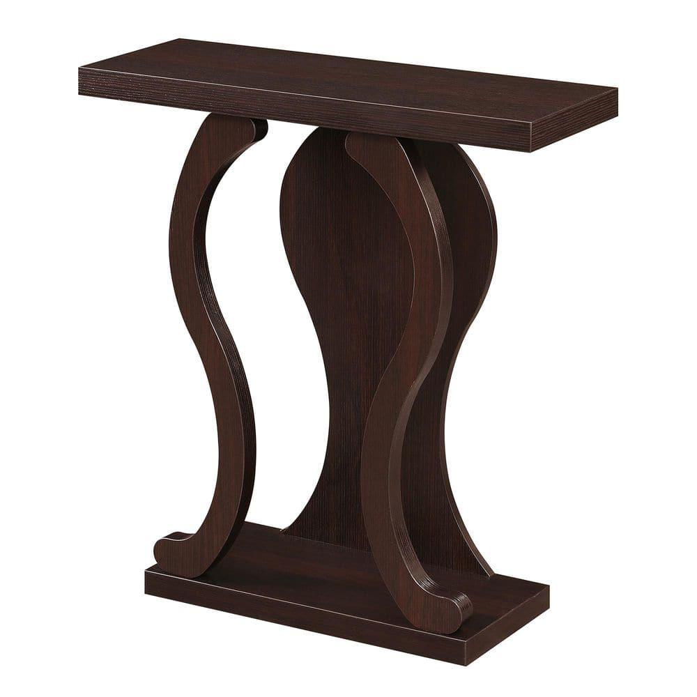 Convenience Concepts Newport Terry B Console Table, Espresso
