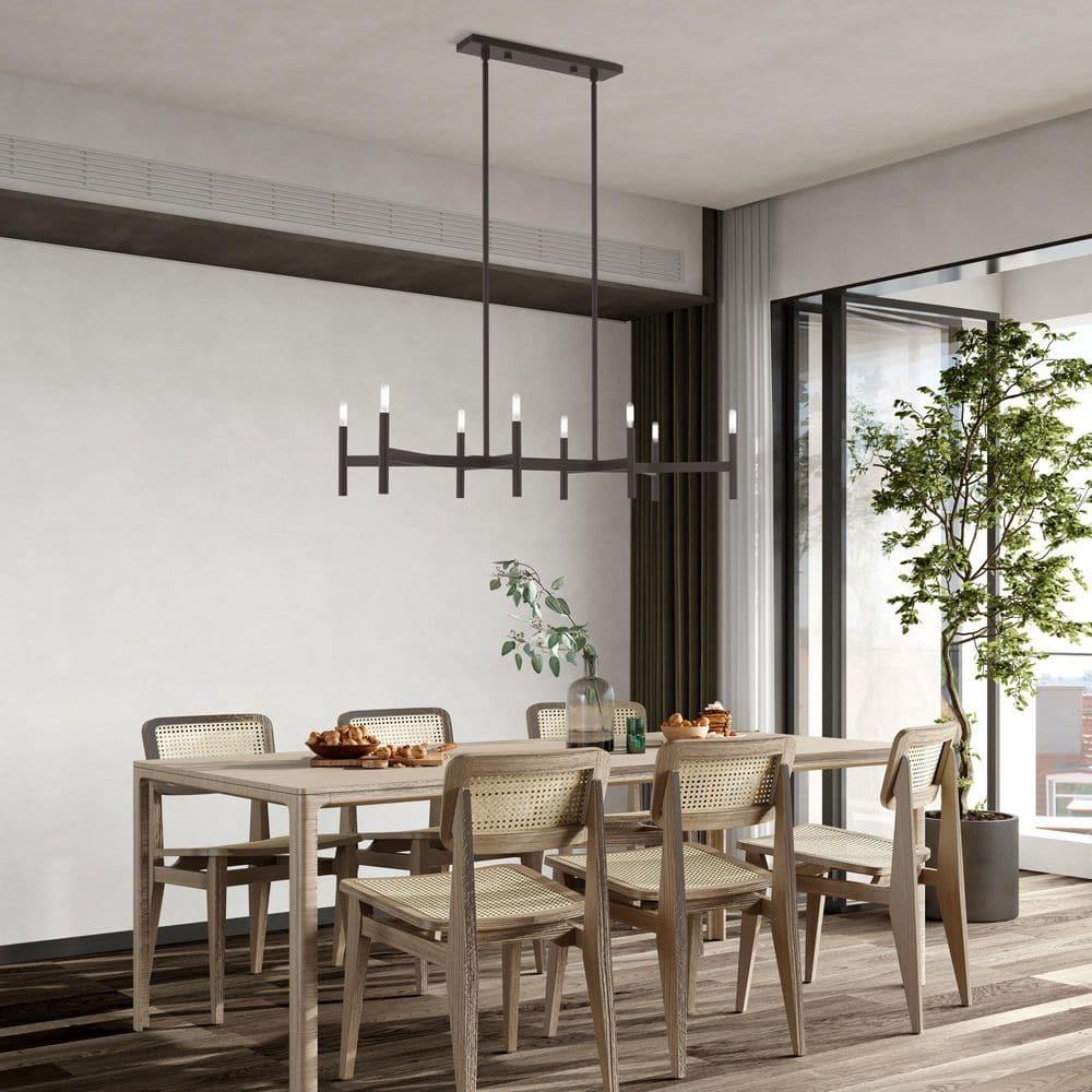 Livex Lighting Copenhagen 8 - Light Chandelier in  Bronze