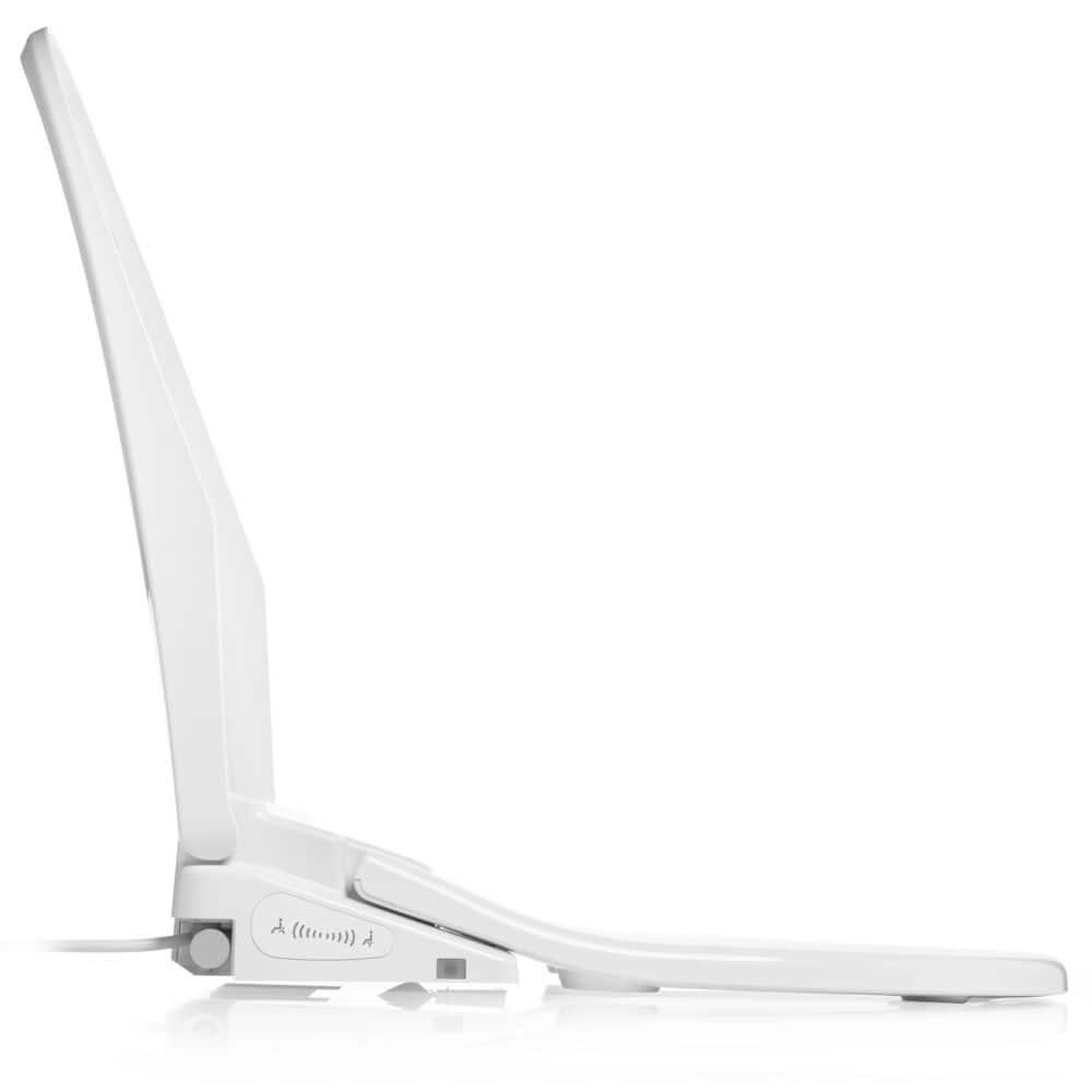 Brondell T44-EW Swash Thinline T44 Luxury Bidet Toilet Seat with Remote Control, White