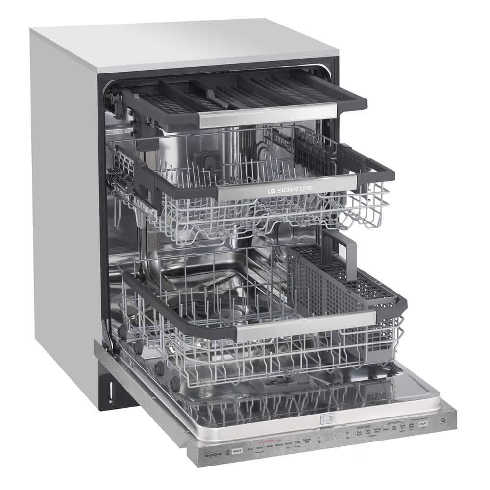 LG LG Smart Top Control Dishwasher with 1-Hour Wash & Dry, QuadWash® Pro, TrueSteam ®and Dynamic Heat Dry LDTH7972S