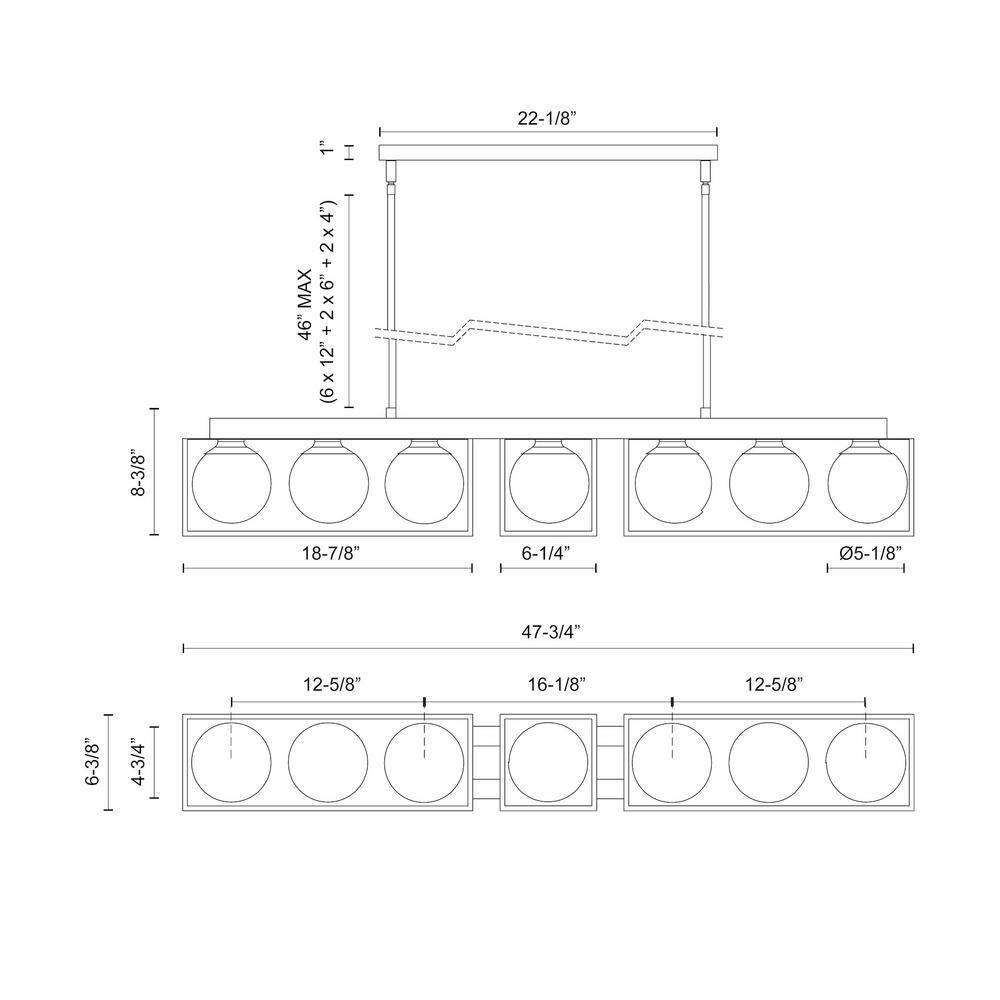 Amelia Linear Pendant Light