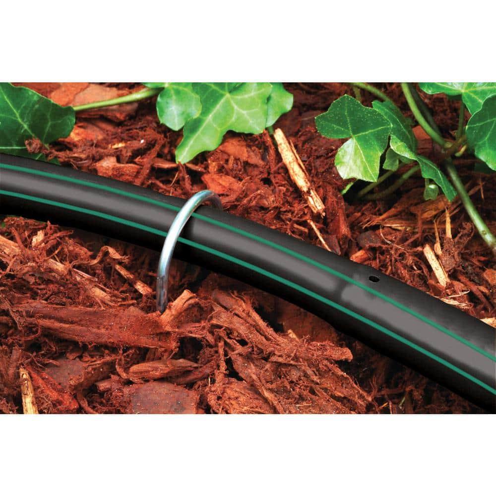 6-inch Galvanized Steel Drip Irrigation Stakes, 10-Pack