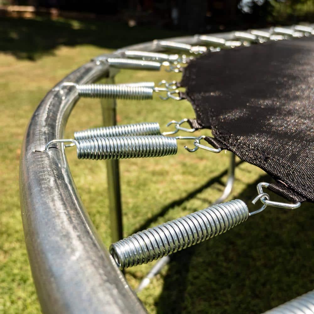 Jumpking 10’ X 15’ Oval Trampoline With Basketball Hoop