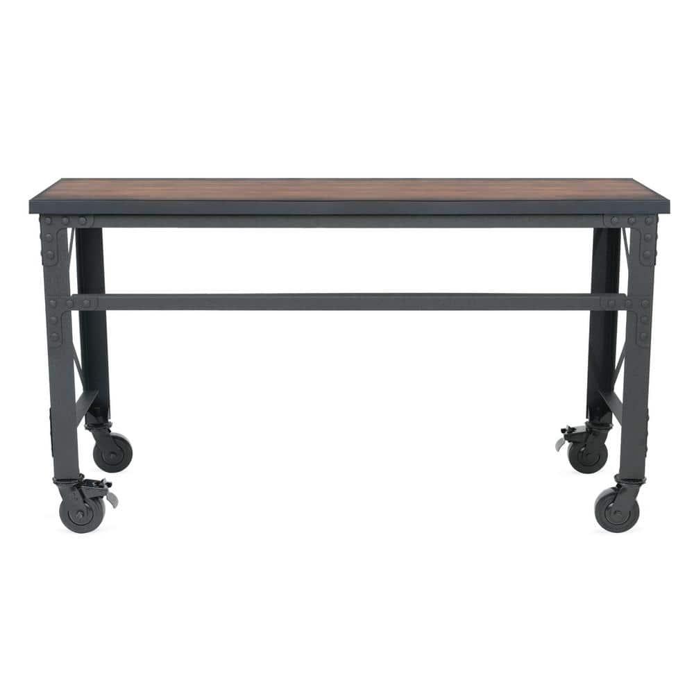 Duramax Building Products Solid Wood Top Metal Base Desk Shell