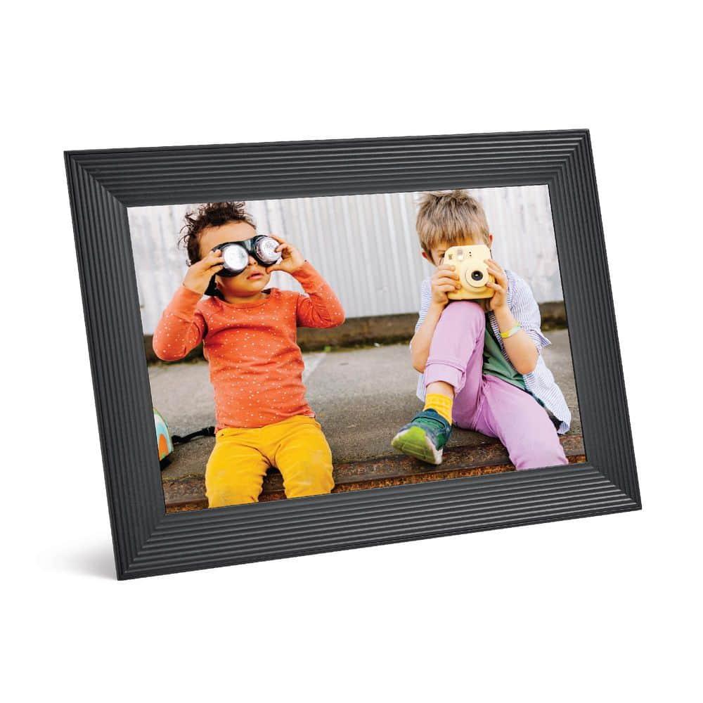 Carver by Aura Frames 10.1" HD Wi-Fi Digital Picture Frame with Free Unlimited Storage - Gravel