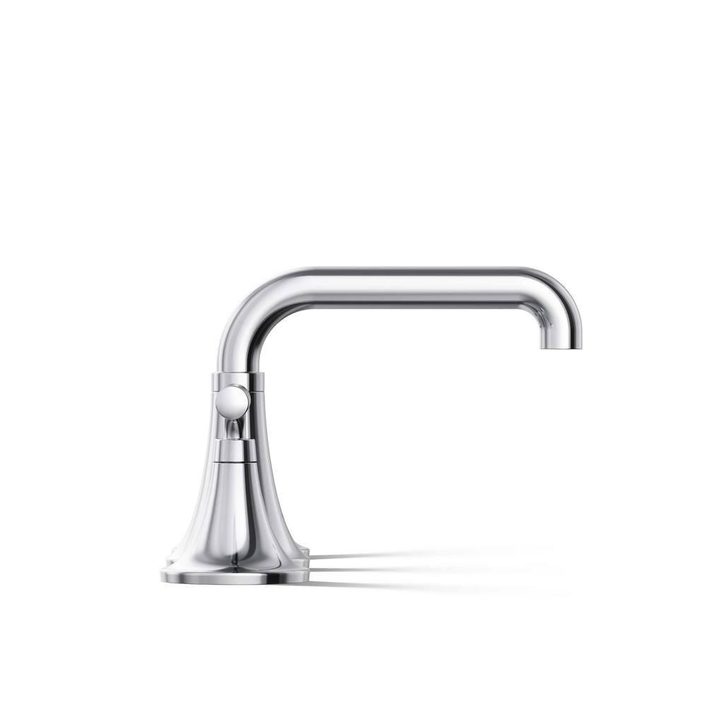 Tone Widespread Bathroom Sink Faucet, Three-Hole Bathroom Faucet with Clicker Drain, 1.2 GPM