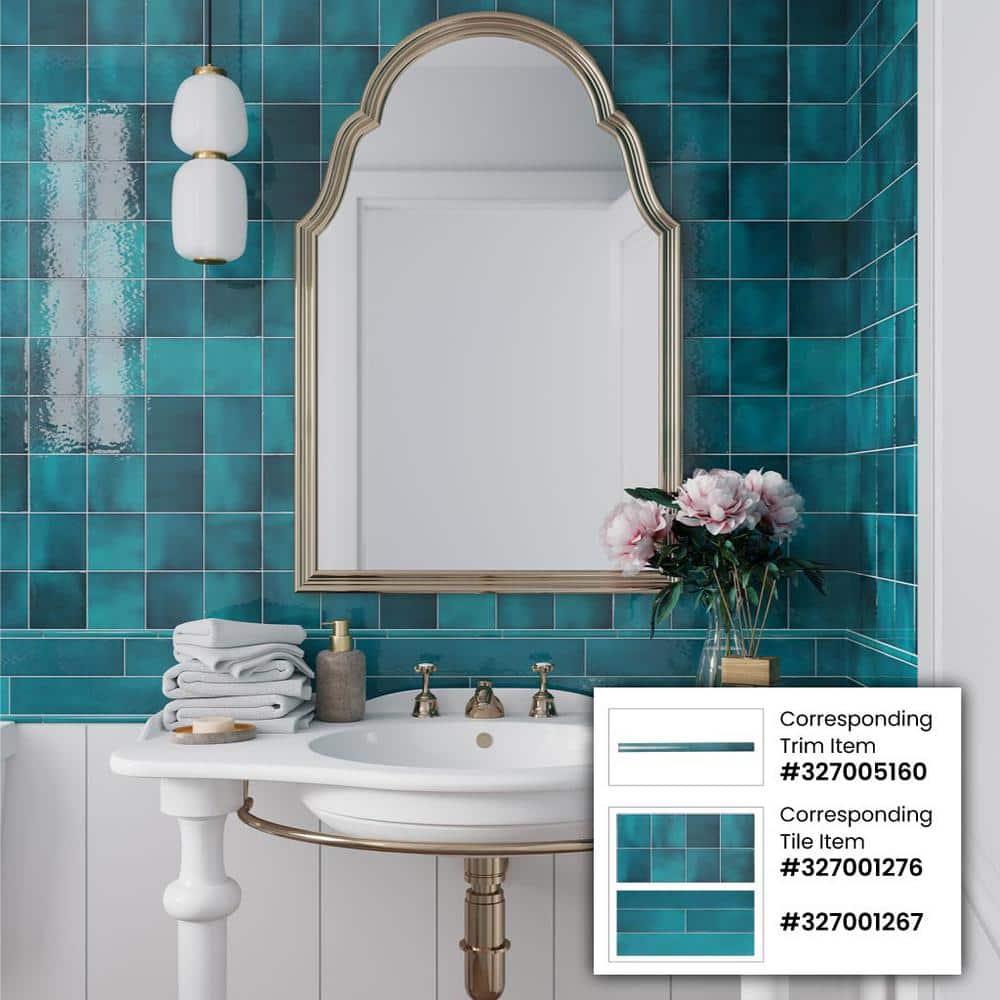 2.56'' W x 15.75'' L Ceramic Subway Singular Tile