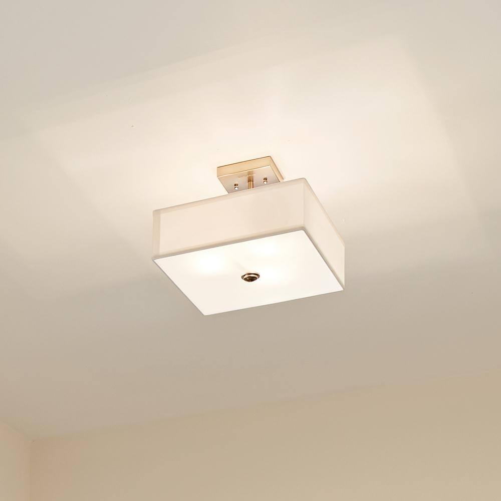 Kichler Lighting Shailene 3 - Light Semi-Flush Mount in  Brushed Nickel