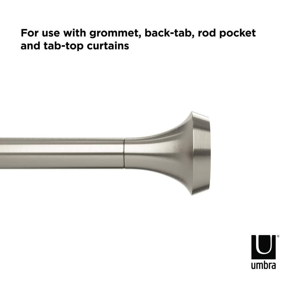Umbra Ella Nickel 72'' to 144''