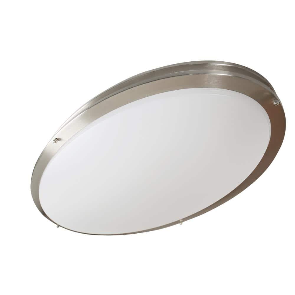 Design House, 587261 32-inch LED Ceiling Light, Dimmable, Bed Hall Kitchen Entry, Brushed Nickel