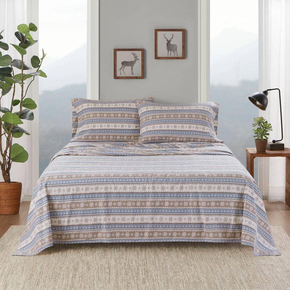 Woolrich 100% Cotton Flannel Sheet Set