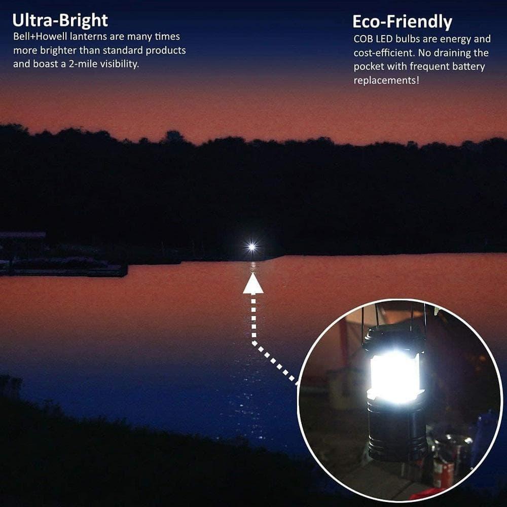 Bell + Howell 8'' Battery Powered Integrated LED Outdoor Lantern