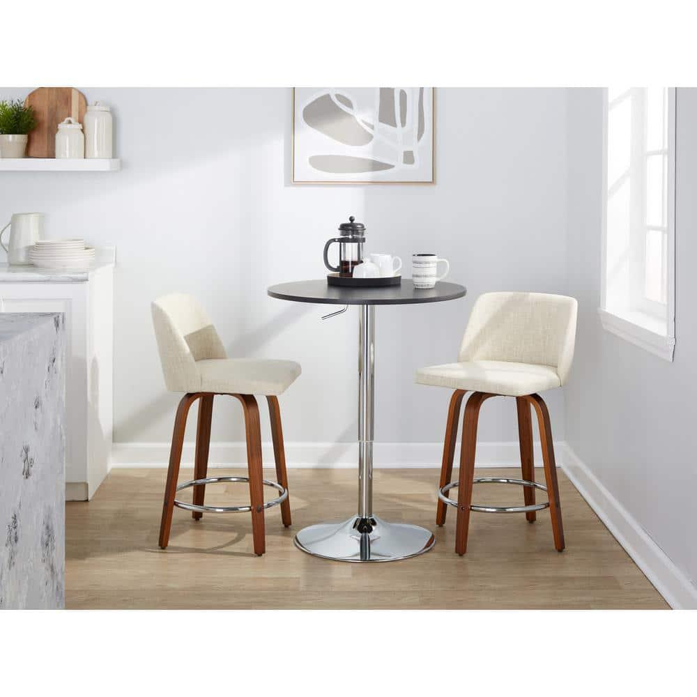 Swivel Upholstered Counter Stool