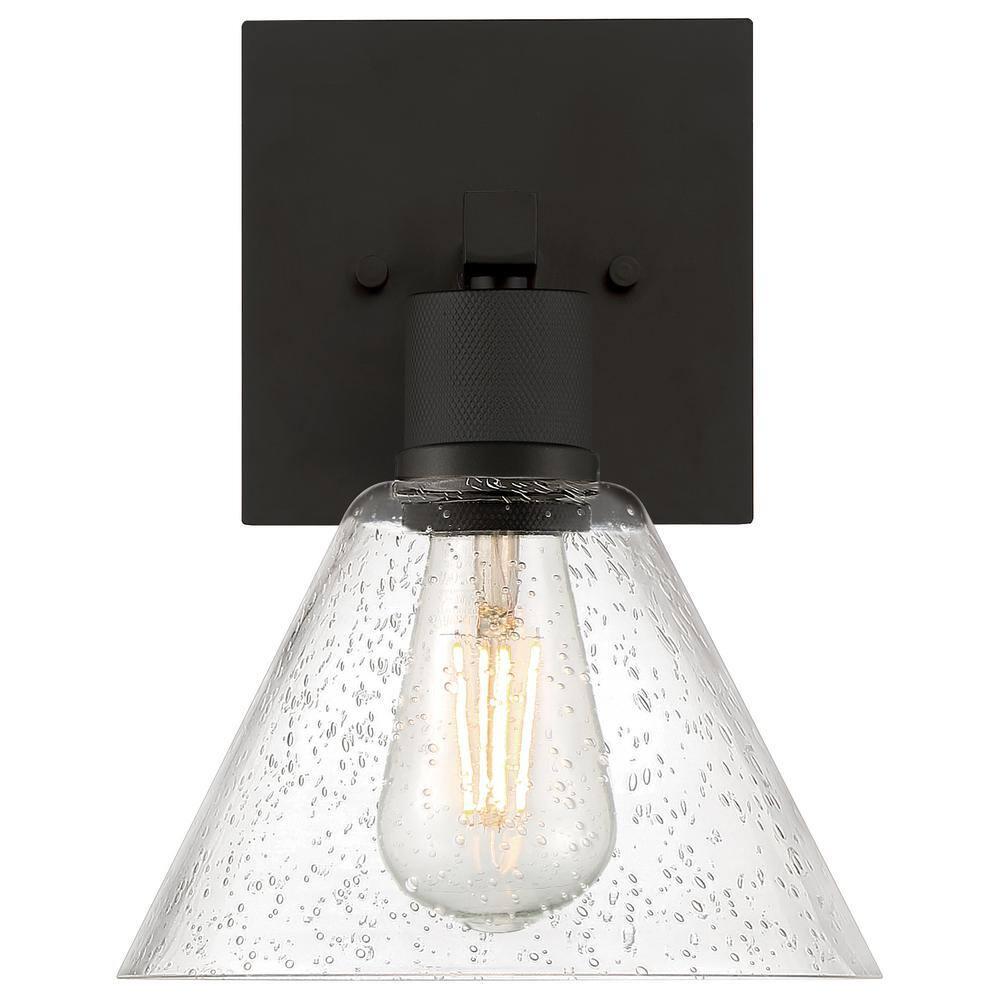 Access Lighting Port Nine 1 - Light Wall Light in  Matte Black
