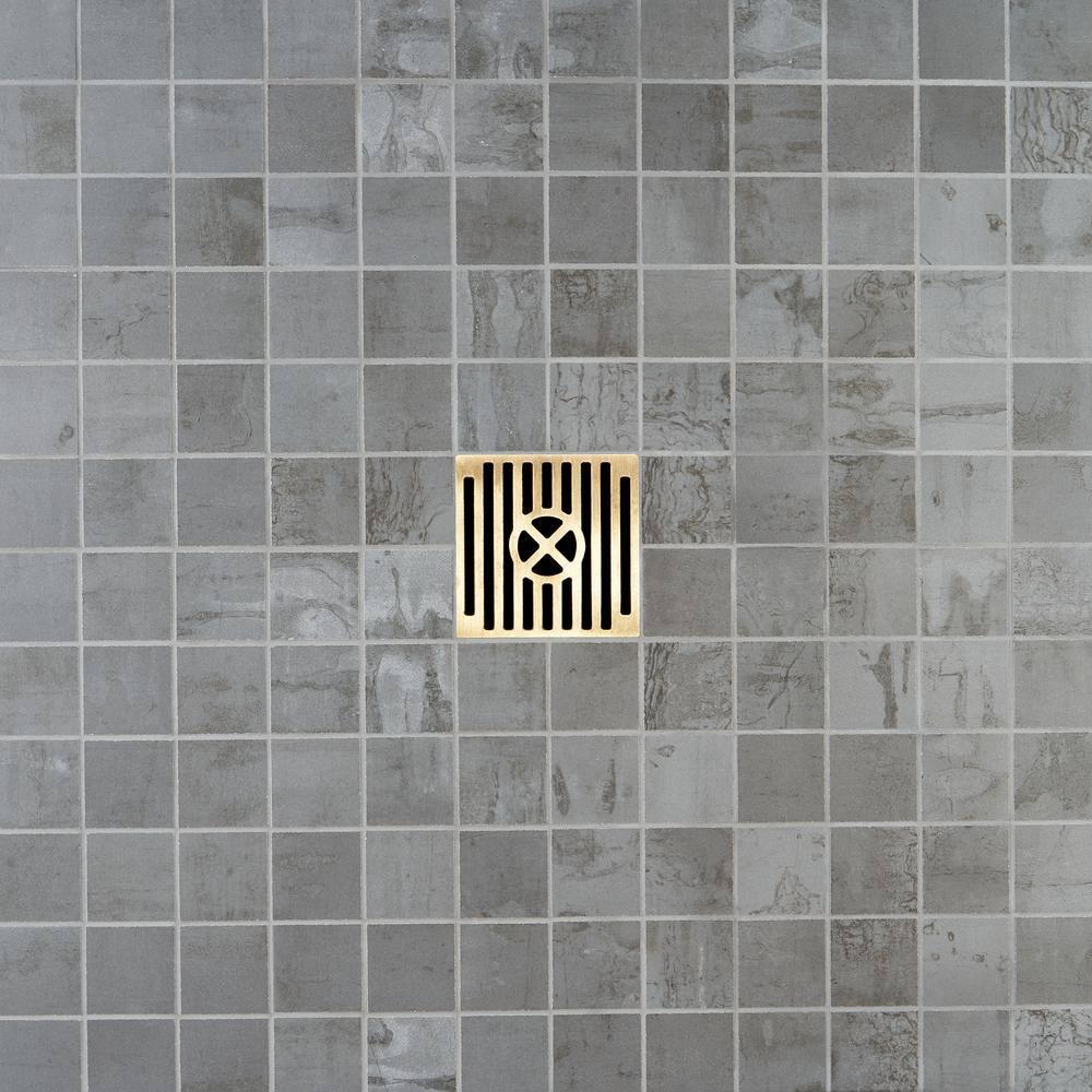 Angela Harris Alloy 2" x 2" Porcelain Metal Look Mosaic Wall & Floor Tile Tile ( 0.92 sq. ft. / box )