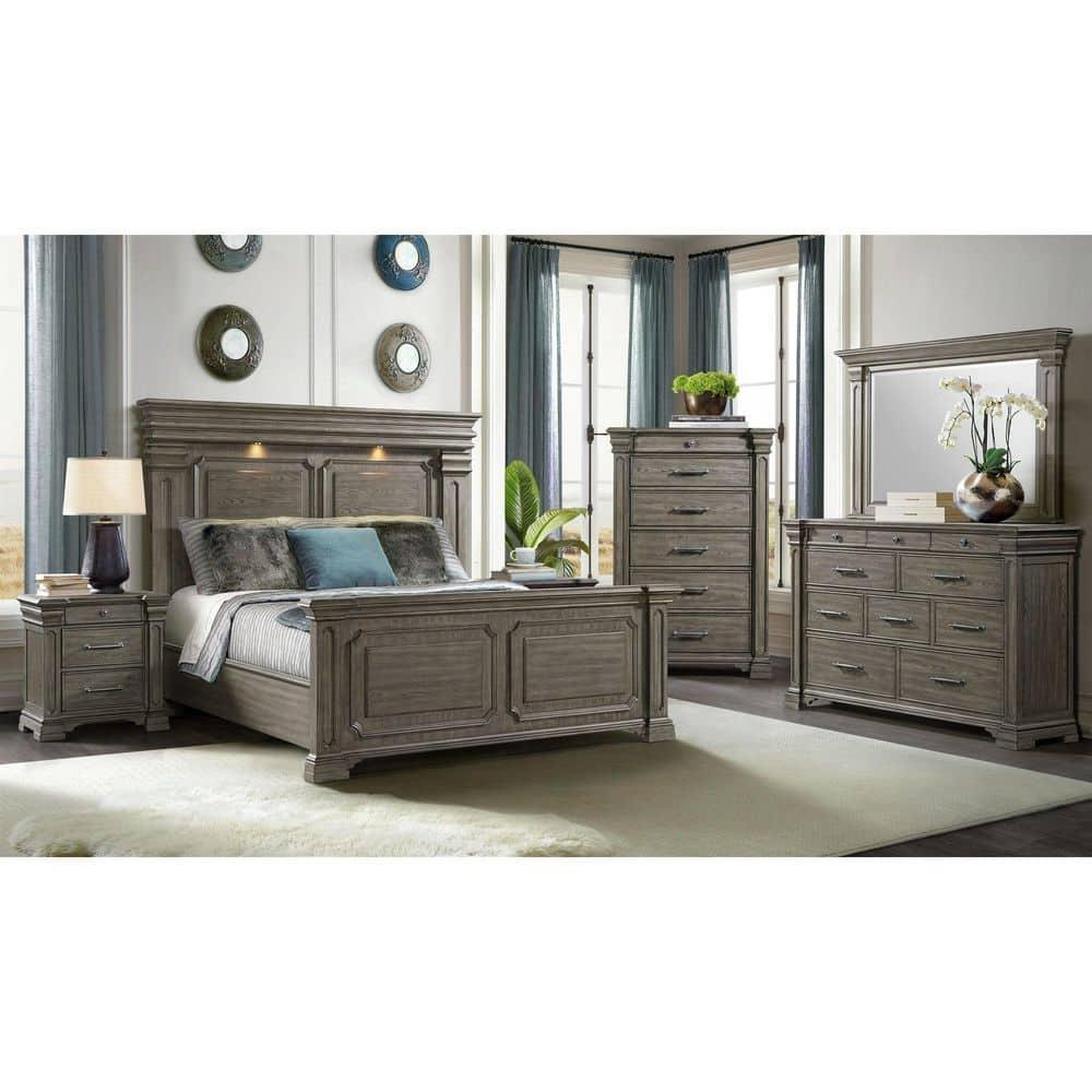 Elements Paterson  6-Drawer Chest in Grey