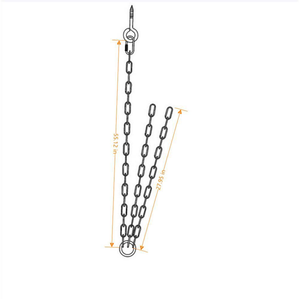Anraja 4 Foot 2 Seat Porch Swing Hanging Wood, Unfinished