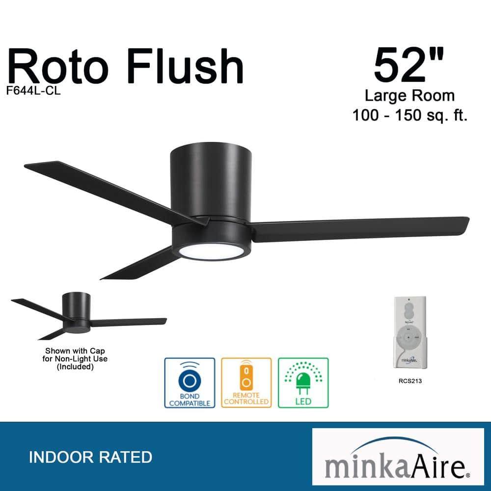 52'' 3 - Blade LED Propeller Ceiling Fan with Remote Control and Light Kit Included