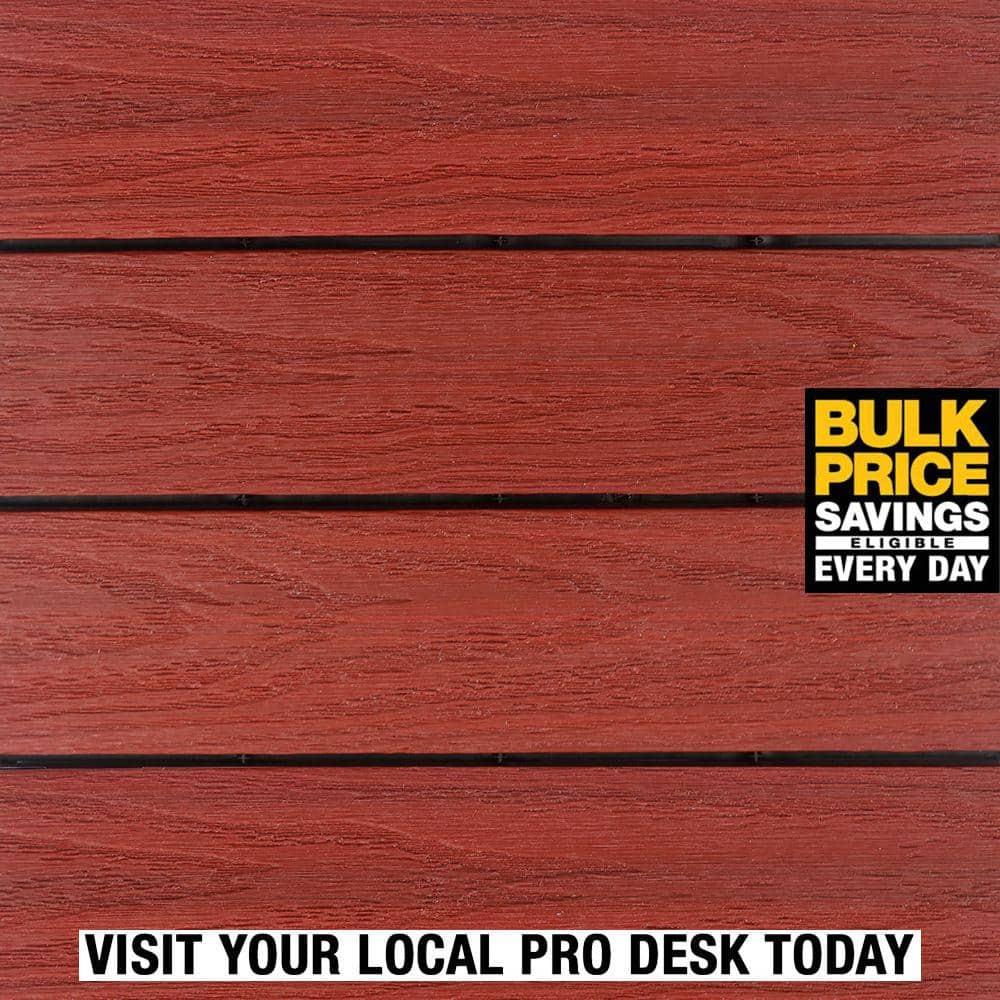 UltraShield Naturale Composite 12" x 12" Interlocking Deck Tile