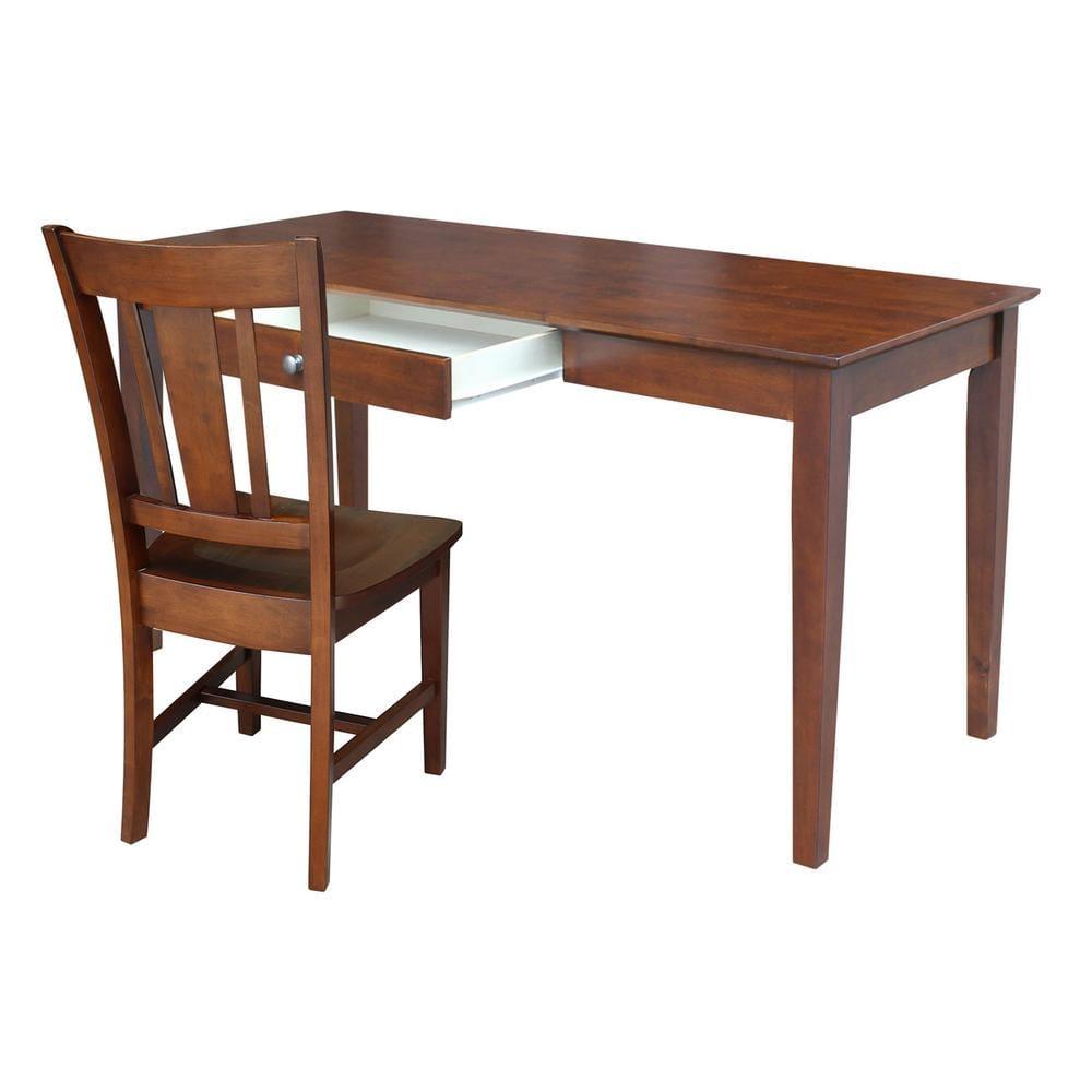 International Concepts Desk With Drawer - Larger Size And Chair