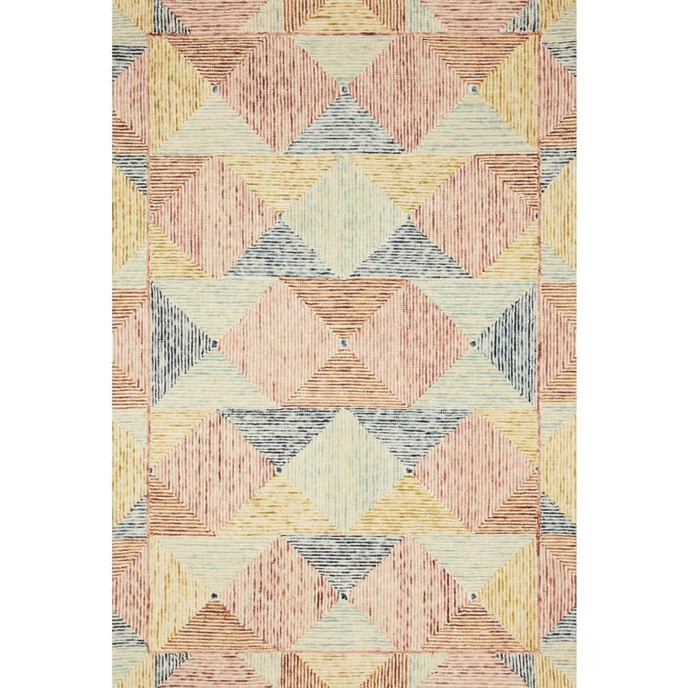 Loloi II Spectrum Geometric Ivory / Multi Area Rug