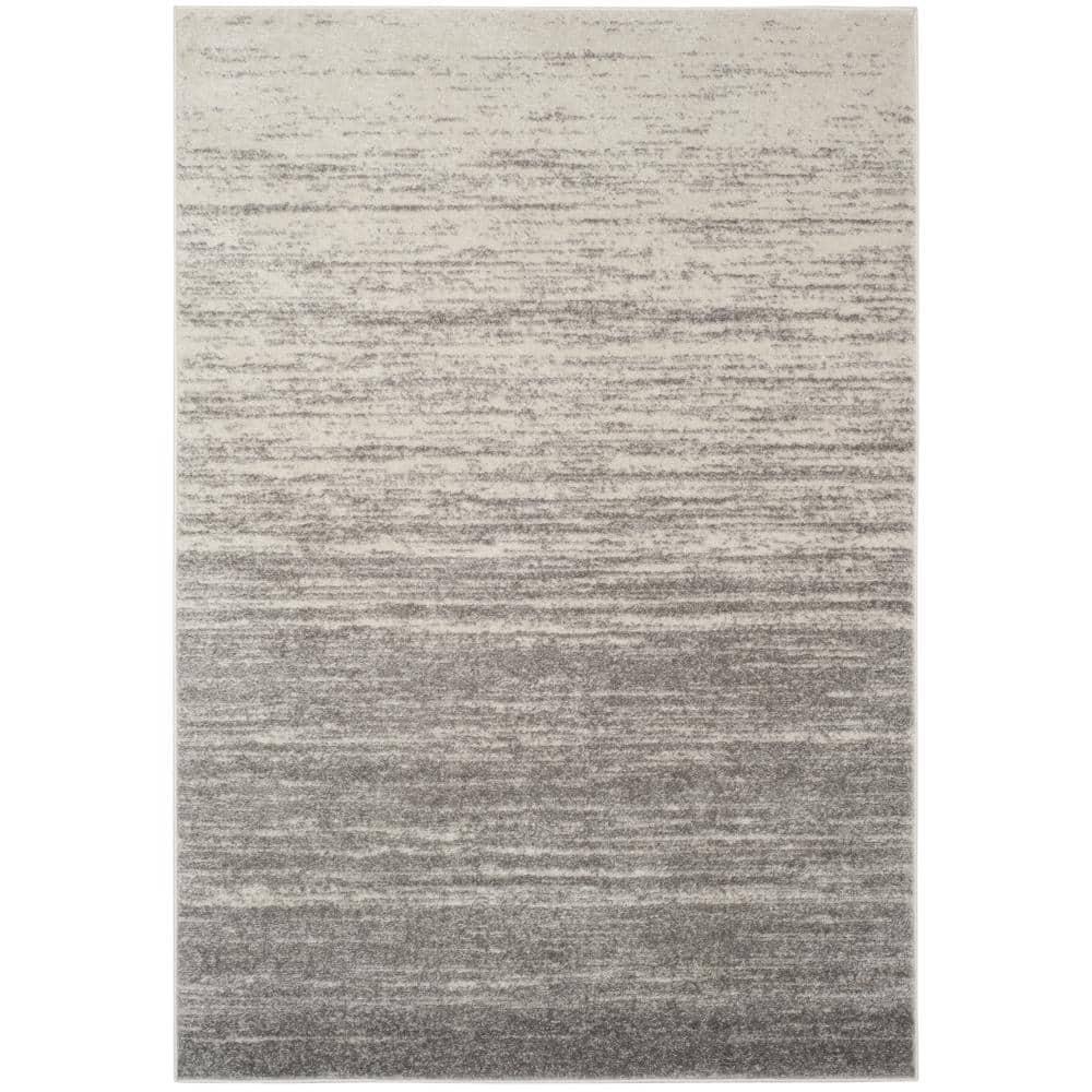 Adirondack ADR113 Machine Made Indoor Area Rug - Light Grey/Grey - 4'x6' - Safavieh