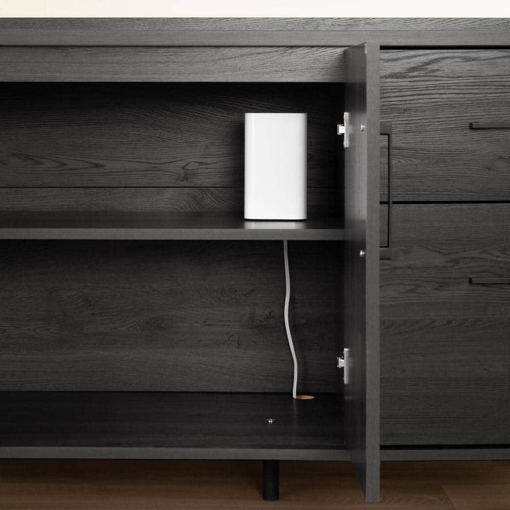 Peake 47.5'' Wide 2 - Drawer Filing Credenza with Cable Management